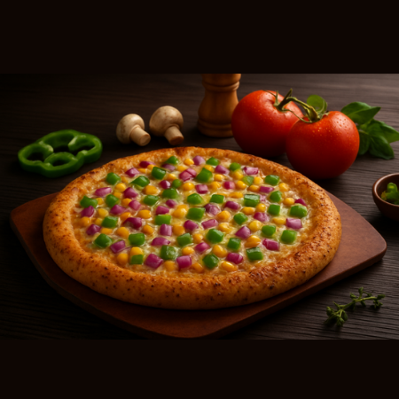 Garden Triple pizza at TAG USA Sunny Enclave, Kharar